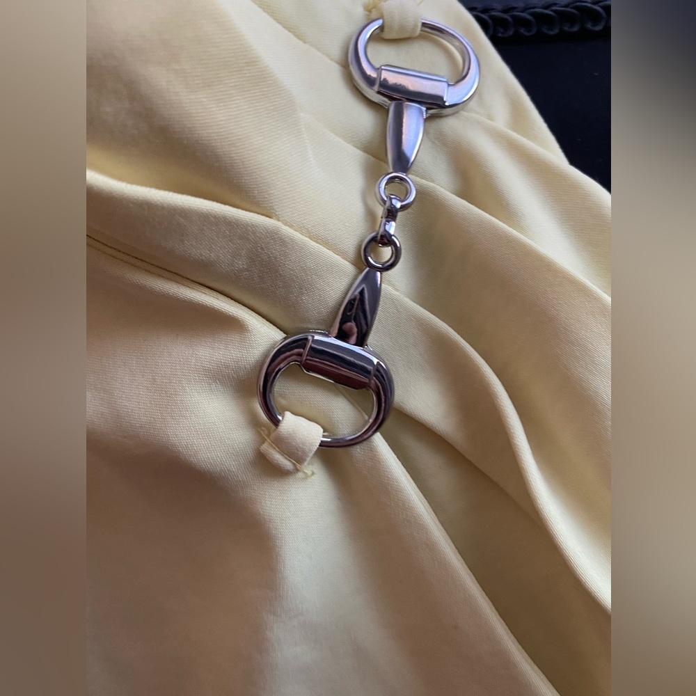 Elegant Yellow Halter Dress - Picture 4 of 10